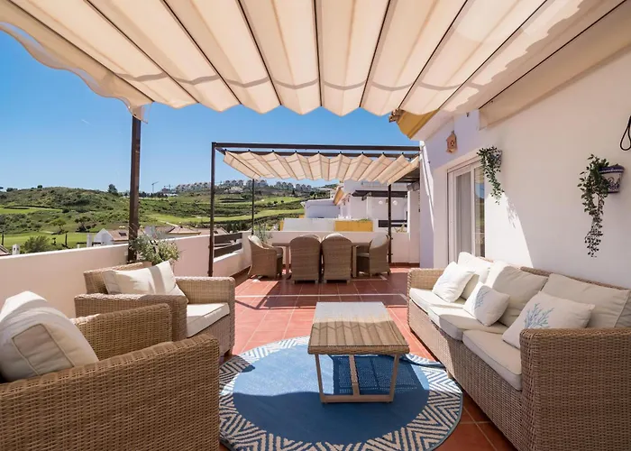 Atico De Belleza Penthouse Met Bbq In La Cala De Mijas Apartment *