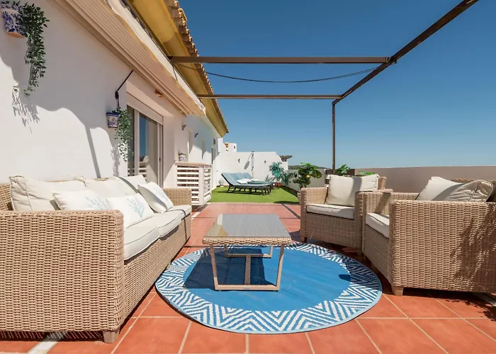 Atico De Belleza Penthouse Met Bbq In La Cala De Mijas *