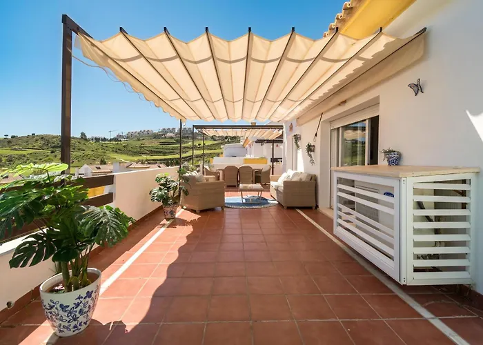 Atico De Belleza Penthouse Met Bbq In La Cala De Mijas *